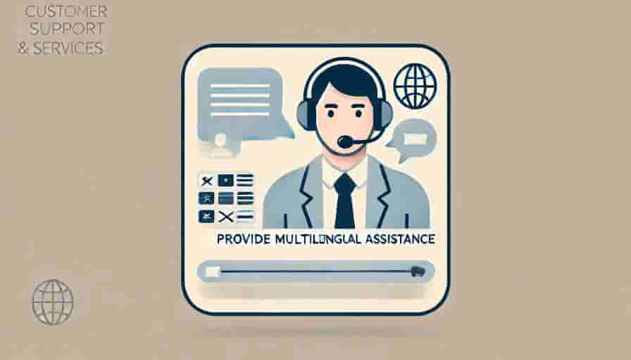 Customer Support & Services – Provide Multilingual Assistance