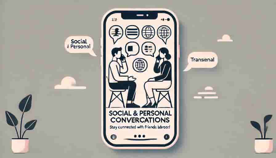 Social & Personal Conversations – Stay Connected with Friends Abroad